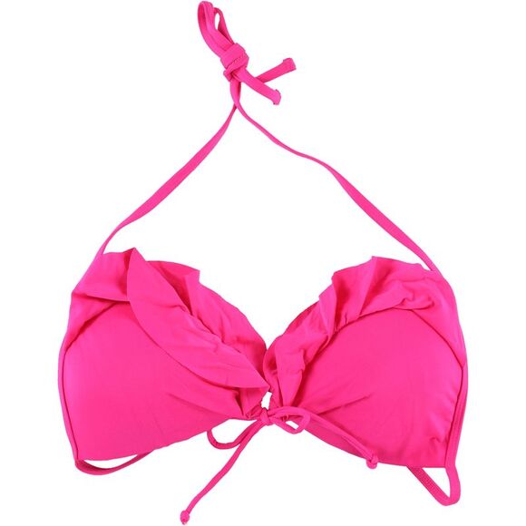 Kenneth Cole Womens Push Up Bikini Swim Top, pnk, M - Picture 1 of 1